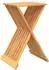 vidaXL Klapphocker aus Teak-Massivholz 40x32,5x70cm