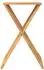 vidaXL Klapphocker aus Teak-Massivholz 40x32,5x70cm