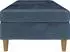 Dorel Home Lilly Stauraumhocker blau, 130x43x69cm