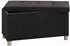 VCM Sizos L Sitztruhe Stoff, anthrazit (76x38x40cm)