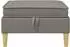 vidaXL Sofa-Hocker mit Stauraum, taupe, 70x70x40cm, Stoff