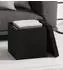 VCM Boxas Sitztruhe Hocker, Stoff, anthrazit