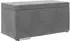 vidaXL Hocker dunkelgrau, Samt und Holz (876781)