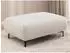 S-Style Möbel Cardea Polsterhocker Bubble-Optik, cremefarben, Strukturstoff, 110x46x65cm (800001495705)