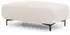 S-Style Möbel Cardea Polsterhocker Bubble-Optik, cremefarben, Strukturstoff, 110x46x65cm (800001495705)