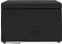 vidaXL Hocker schwarz Kunstleder und Holzwerkstoff 61x41x40cm