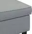 vidaXL Hocker hellgrau 55x35x41cm Stoff (42029992)