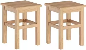 Erst-Holz Sitzhocker Buche massiv, natur, 32x32x45cm (V-90.71-46)
