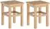 Erst-Holz Sitzhocker Buche massiv, natur, 32x32x45cm (V-90.71-46)