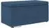 vidaXL Hocker blau, 81x41x40cm, Stoff & Pressholz (876778)