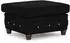 S-Style Möbel Cleo Blink Hocker Chesterfield, Samt, schwarz (800001246130)