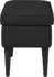 vidaXL Hocker schwarz 55x35x41cm Stoff (42029994)
