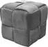 byLIVING Pouf Urban Cord grau, 40x40x40cm