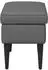 vidaXL Hocker dunkelgrau 55x35x41cm Stoff (42029993)