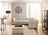 S-Style Möbel Cleo Blink Hocker Chesterfield, Samt, beige (800001246115)