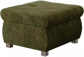 Mirjan24 Orkan Klein Polsterhocker quadratisch, gr&uuml;n, Textil, 60x60x39cm (800001912089)