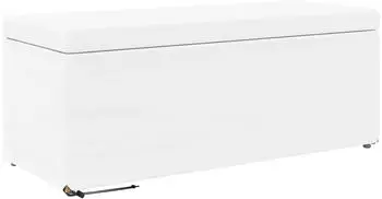 vidaXL Barhocker wei&szlig;, Kunstleder und Holzwerkstoff (876802)