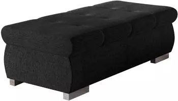 Mirjan24 Polsterhocker Orkan Gro&szlig;, anthrazit, Textil, 120x60x39cm (800001912474)