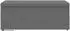 vidaXL Hocker dunkelgrau 101x41x40cm Stoff und Pressholz (876789)