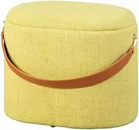 Inter Link Hocker "Dilia Stauraumhocker, Sitzhocker, Pouf, moderne Trendfarben"...