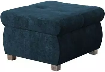 Mirjan24 Orkan Klein Polsterhocker Textil blau, 60x60x39cm (800001912091)