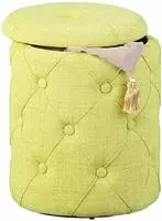 Inter Link Hocker "Yapak Stauraumhocker, Sitzhocker, Pouf, moderne Trendfarben,