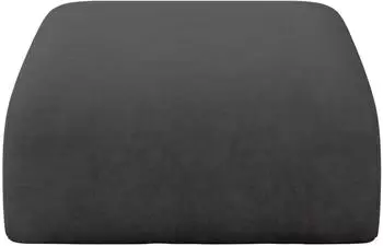 ALTDECOR MIRA-PUF Pouf Velours dunkelgrau 91x89x40cm