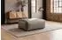 Kawola CELESTE Polsterhocker Leder, grau (KA384415L1)