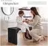 TecTake Hocker/Sitzbank Ribb Lamellenoptik schwarz, 350kg (Ribb)