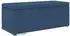 vidaXL Hocker blau 101x41x40cm Stoff und Pressholz (876793)
