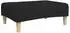 vidaXL Fußhocker schwarz 77x55x31cm Stoff (4007373)