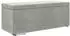 vidaXL Polsterhocker hellgrau, Samt, 101x41x40cm (876795)