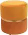 MAISON EN VOGUE Bubbly Sun Sitzhocker Samt, gelb, Ø35cm (1400028)
