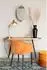 MAISON EN VOGUE Bubbly Sun Sitzhocker Samt, gelb, Ø35cm (1400028)