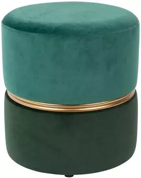 MAISON EN VOGUE Bubbly Forest Hocker Samt, grün (1400029)