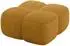 ALTDECOR Miko-Puf Pouf Cord, senfgelb, 90x90x45cm (800001941180)