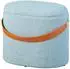 Mid.you Dilia Sitzhocker mit Stauraum, oval, dunkelgrau (99086030)