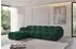 ALTDECOR Miko-Puf Pouf Samt 90x90x45cm grün (800001941142)