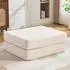 Stilvora Klapphocker aus Cord, verwandelbar zum Sessel, beige (KABB4DARHXSV0)