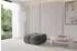 ALTDECOR Miko-Puf Pouf Bouclé, grau, 90x90x45cm (800001941121)