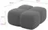 ALTDECOR Miko-Puf Pouf Bouclé, grau, 90x90x45cm (800001941121)