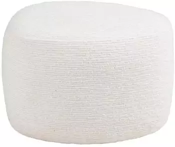 ebuy24 Hilo Pouf offwhite (46-1501101)