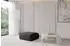 ALTDECOR Mira-Puf modularer Sitzhocker Velours anthrazit 91x89x40cm (800002005278)