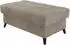 Mirjan24 Nord Polsterhocker taupe, Holzfüße, 106x44x67cm (800001993692)
