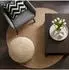 Relaxdays Strickpouf, rund, 33x46cm, dunkelgrau (10051822_709)