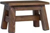vidaXL Hocker Natur 30 x 20 x 20 cm Mahagoni Holz