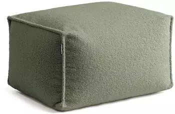 mokebo Block Pouf Boucl&eacute; rechteckig, gr&uuml;n (800002018083)
