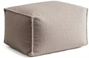 mokebo Block Pouf Boucl&eacute;, rechteckig, taupe (800002018080)