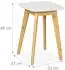 Relaxdays Sitzhocker aus Bambus, 33x46x33cm