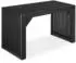 TecTake Sitzbank Ribb Lamellenoptik Bambus 350kg schwarz (406571)